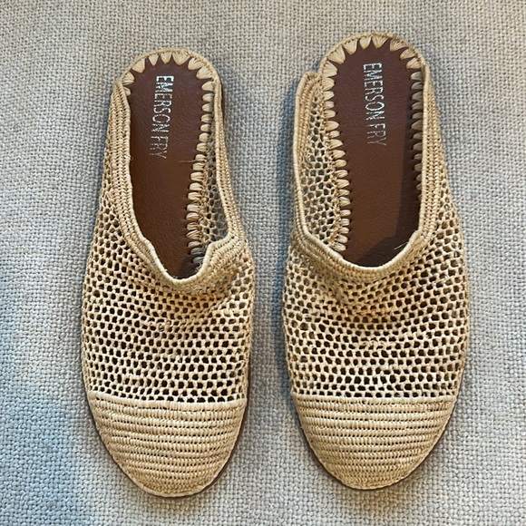Emerson Fry Woven Slide, Natural, 8 (fits more like 7-7.5) - Picture 3 of 6